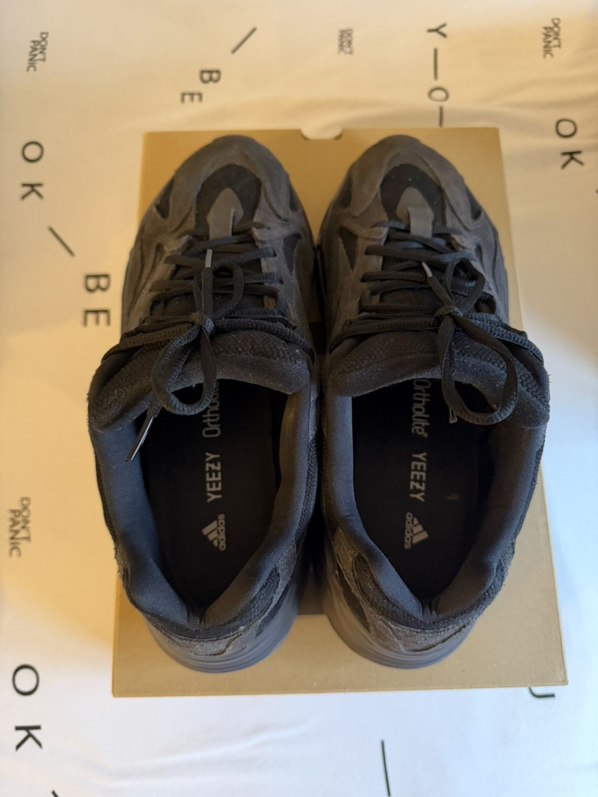 Yeezy Adidas Yeezy Boost 700 V2 Utility Black 12.5US Size US 12.5 / EU 45-46 - 4 Thumbnail