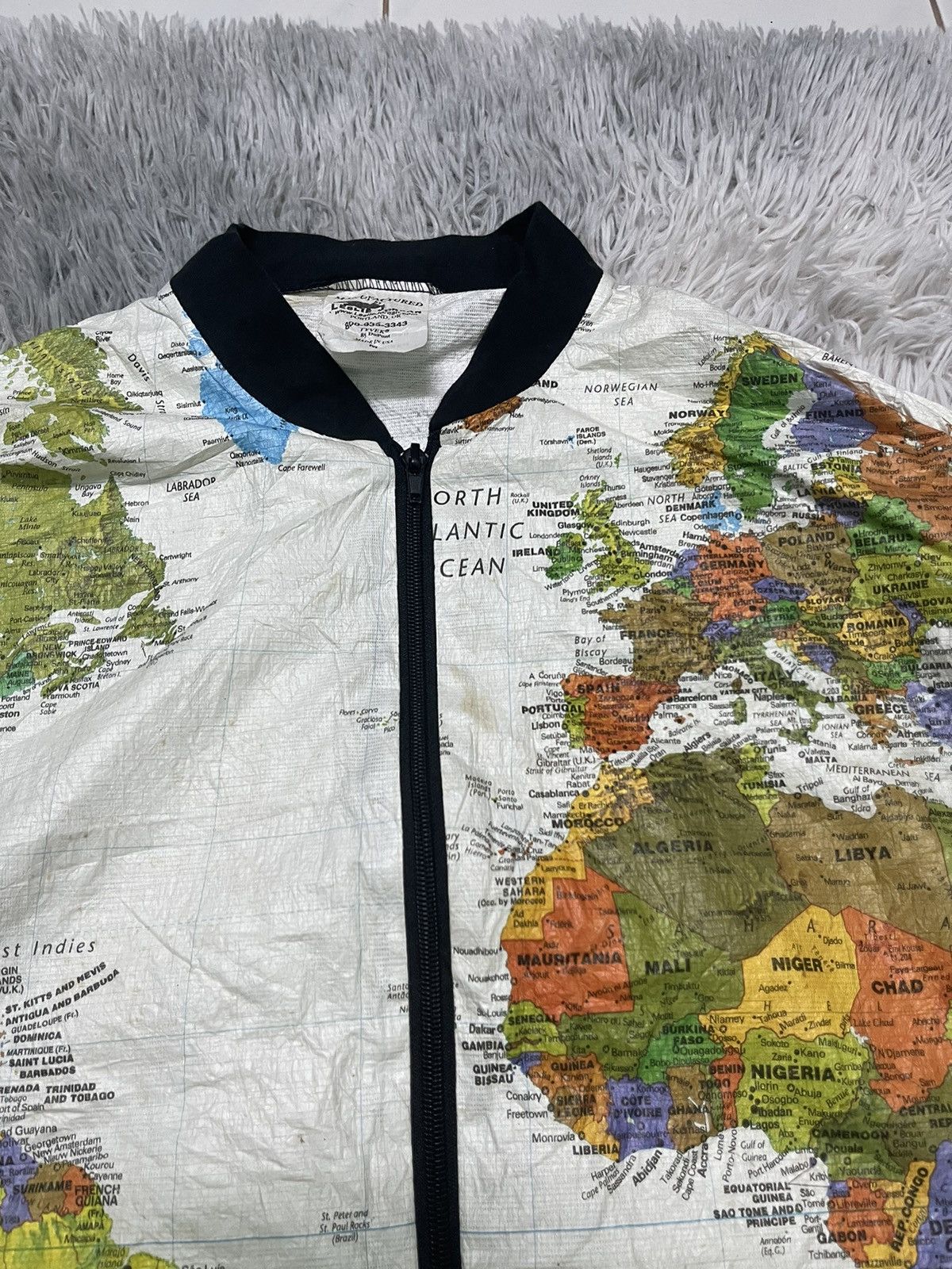 Nirvana VINTAGE 90s WORLD MAP JACKET KURT COBAIN BY LESLIE JORDAN Size US M / EU 48-50 / 2 - 12 Thumbnail