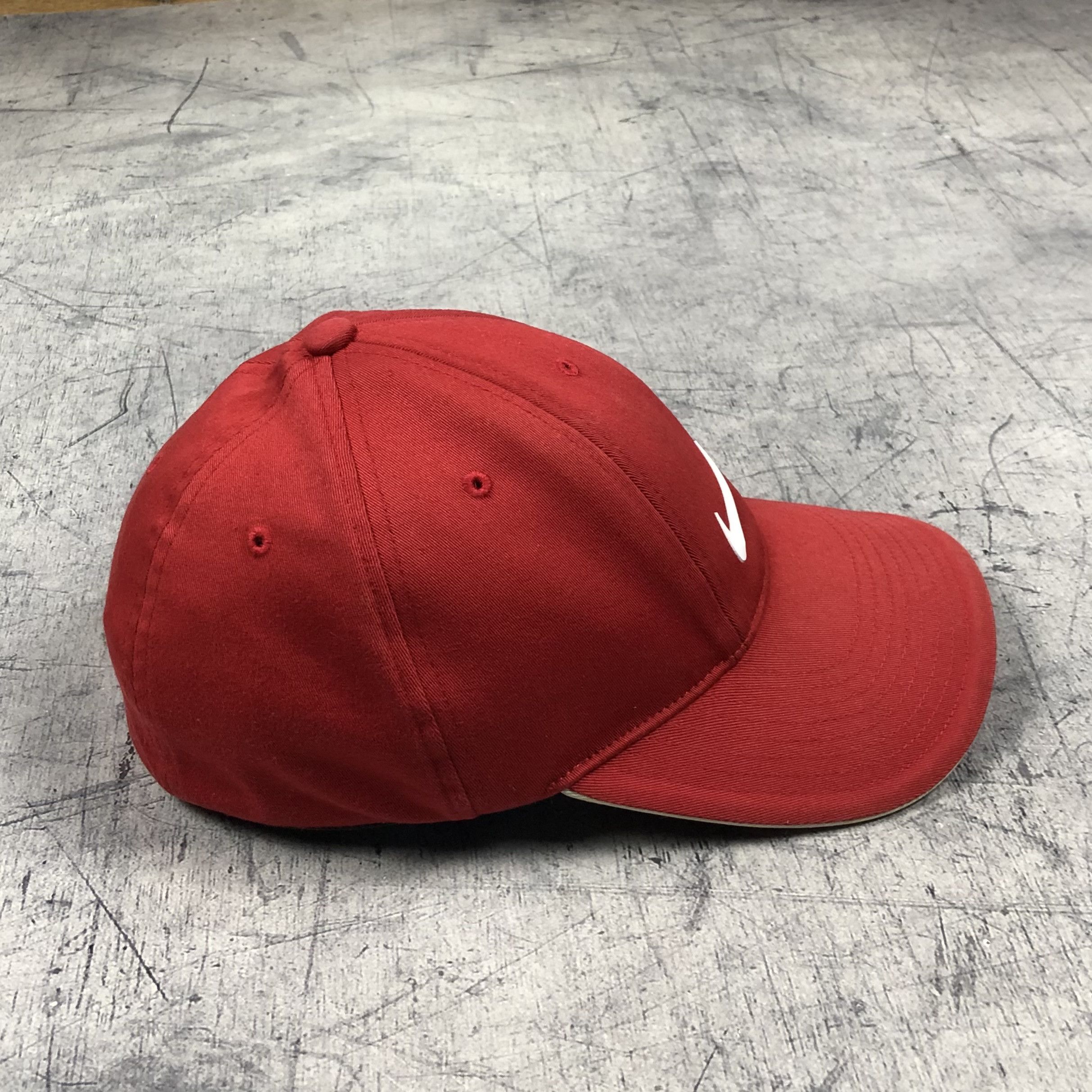 Nike Vintage Nike Volume Rubber Logo Cortez Cap drill Size ONE SIZE - 5 Thumbnail