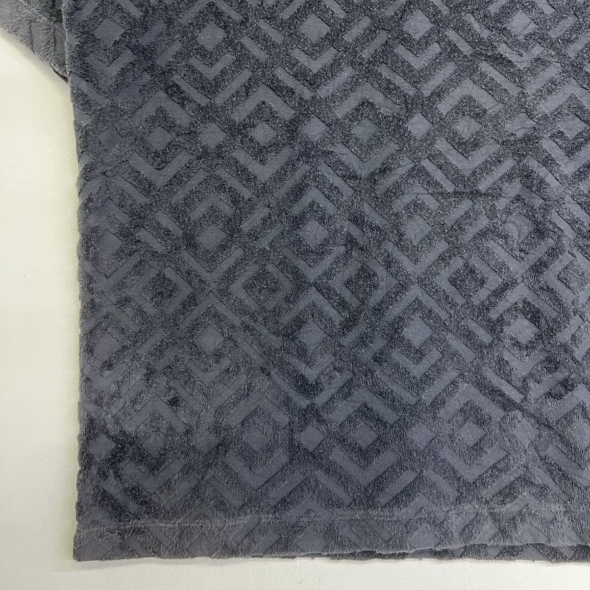 Edifice Japan EDIFINCE JAPAN JACQUARD TOWEL- LIKE CREWNECK TSHIRT Size US M / EU 48-50 / 2 - 5 Thumbnail