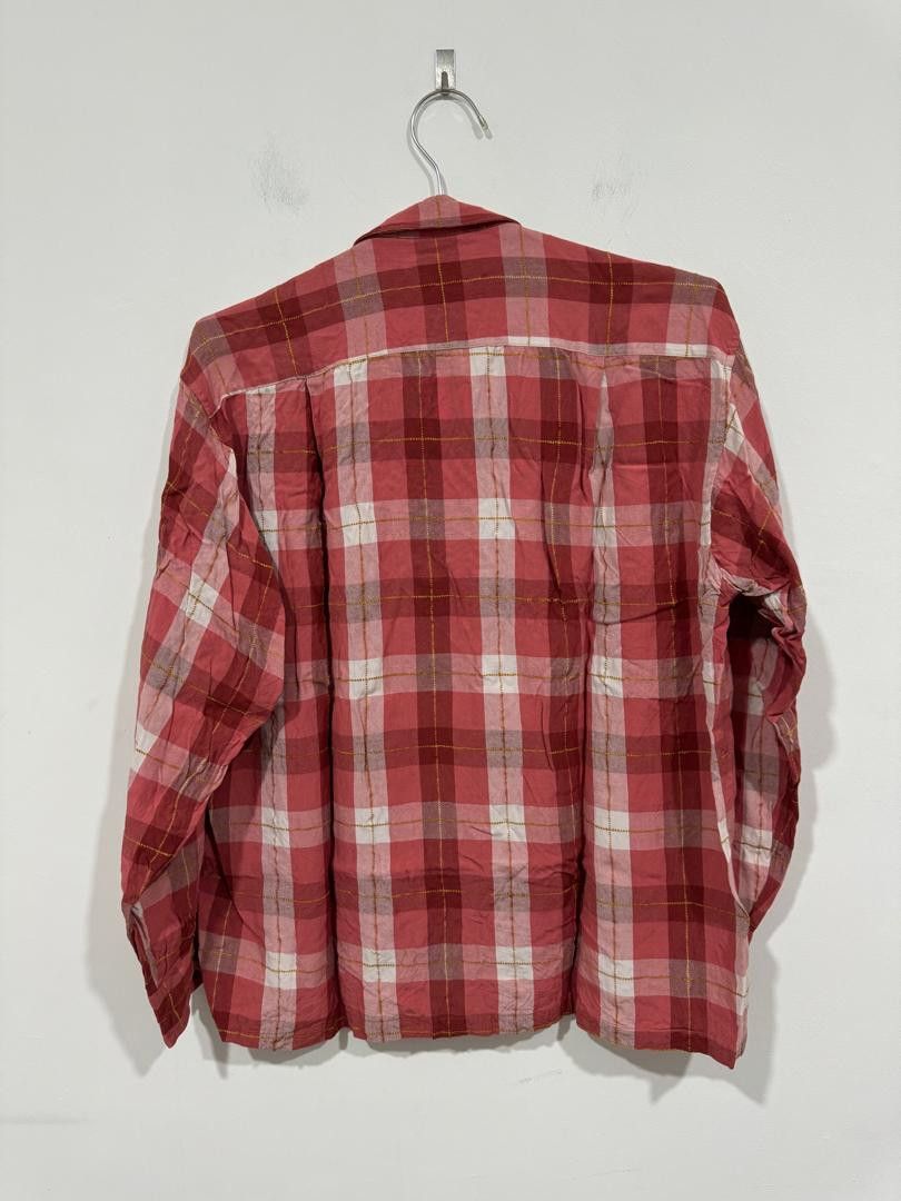 Kansai Yamamoto × Vintage Vintage 90s Kansai Man Red Shirt Size US M / EU 48-50 / 2 - 3 Thumbnail