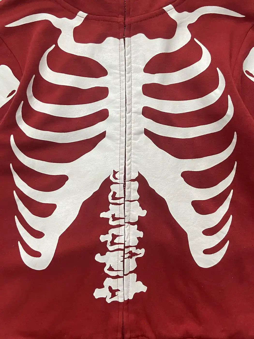 Japanese Brand × Vintage Vintage Clash Ahead Japan Skeletons Full Zip Up Hoodie Size US S / EU 44-46 / 1 - 6 Thumbnail