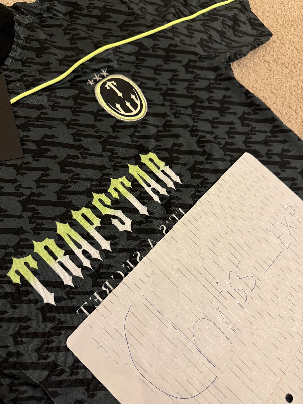 Trapstar London Trapstar Football Jersey Black/Lime Size US M / EU 48-50 / 2 - 3 Thumbnail