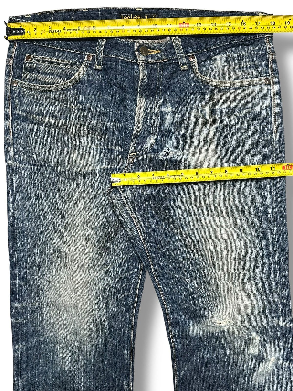 Lee Vintage Lee Riders jeans with Flare Distressed and FadedWash Size US 36 / EU 52 - 20 Thumbnail