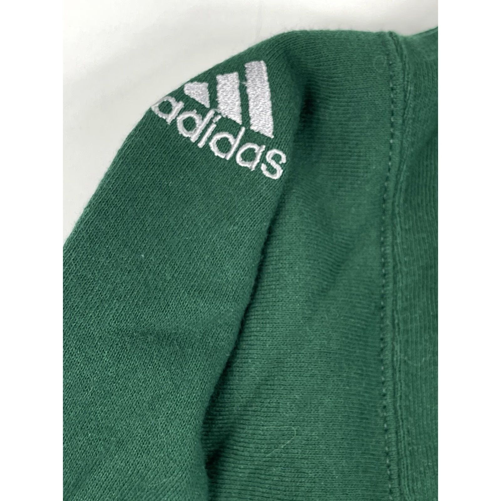 Adidas VINTAGE adidas Sweatshirt Crewneck 3 Stripe Trefoil Green Sz L Men Regular | Sweatshirt | Green | 90s Theme | Logo Embroidered Mens Size US L / EU 52-54 / 3 - 4 Thumbnail