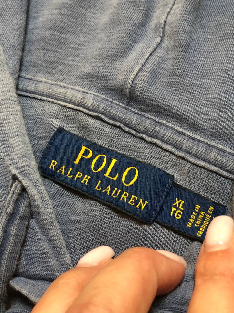 Polo Ralph Lauren Vintage Polo Ralph Lauren Y2K Logo Hoodie Size XL Size US XL / EU 56 / 4 - 2 Thumbnail