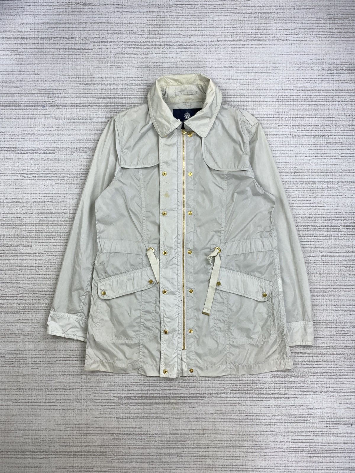 Aquascutum × Japanese Brand × Vintage Vtg Aquascutum Nice Nylon Trench Breasted Pocket Coat Jacket Size US M / EU 48-50 / 2 - 6 Thumbnail