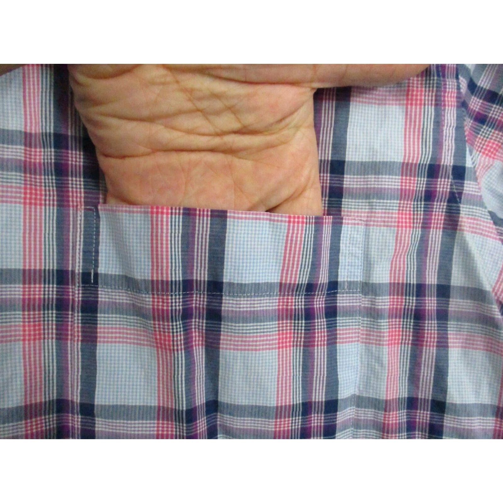 Peter Millar Peter Millar Shirt Medium Men's Plaid Button-Down Multi Color Check Stretch Size US M / EU 48-50 / 2 - 2 Thumbnail