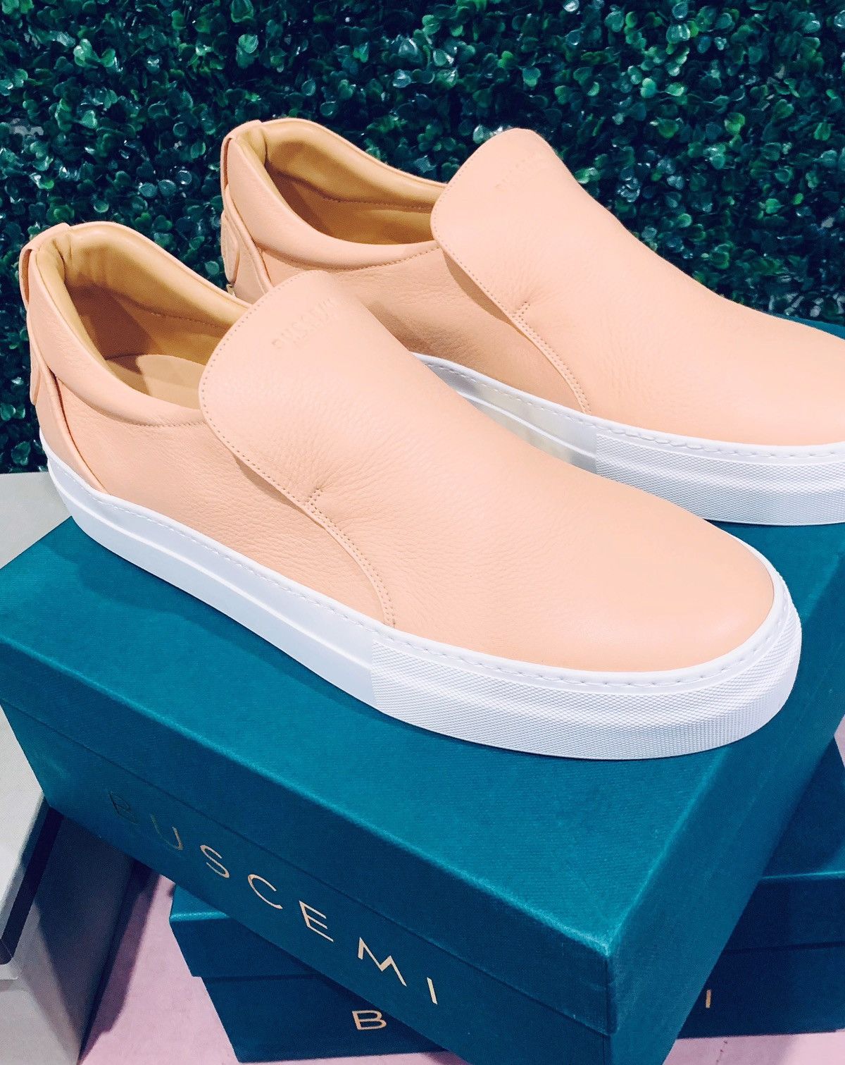 Buscemi BUSCEMI 40MM Skate Skin Leather Slip On Sneakers EU48 (New) Size US 15 / EU 48 - 18 Thumbnail