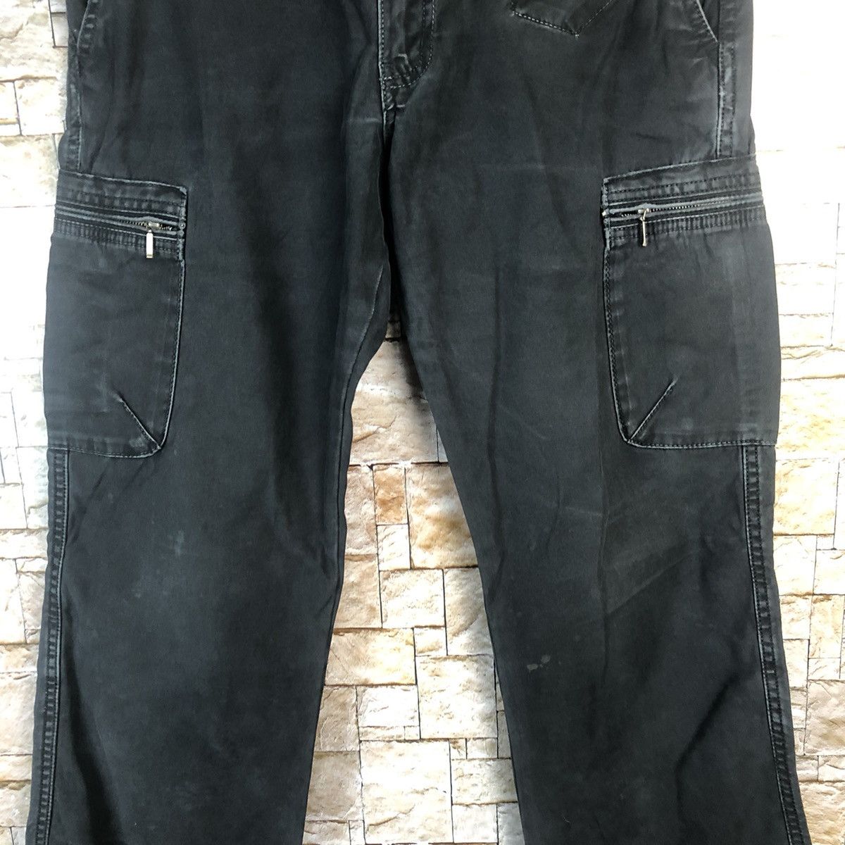 Japanese Brand Style Up japan utility Black Cargo Multipocket Pants #A92 Size US 30 / EU 46 - 6 Thumbnail