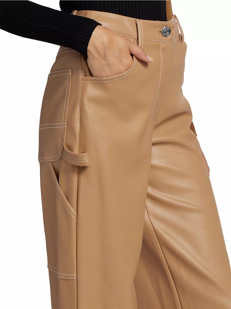 Staud Domino vegan leather pants Size 26" / US 2 / IT 38 - 3 Thumbnail