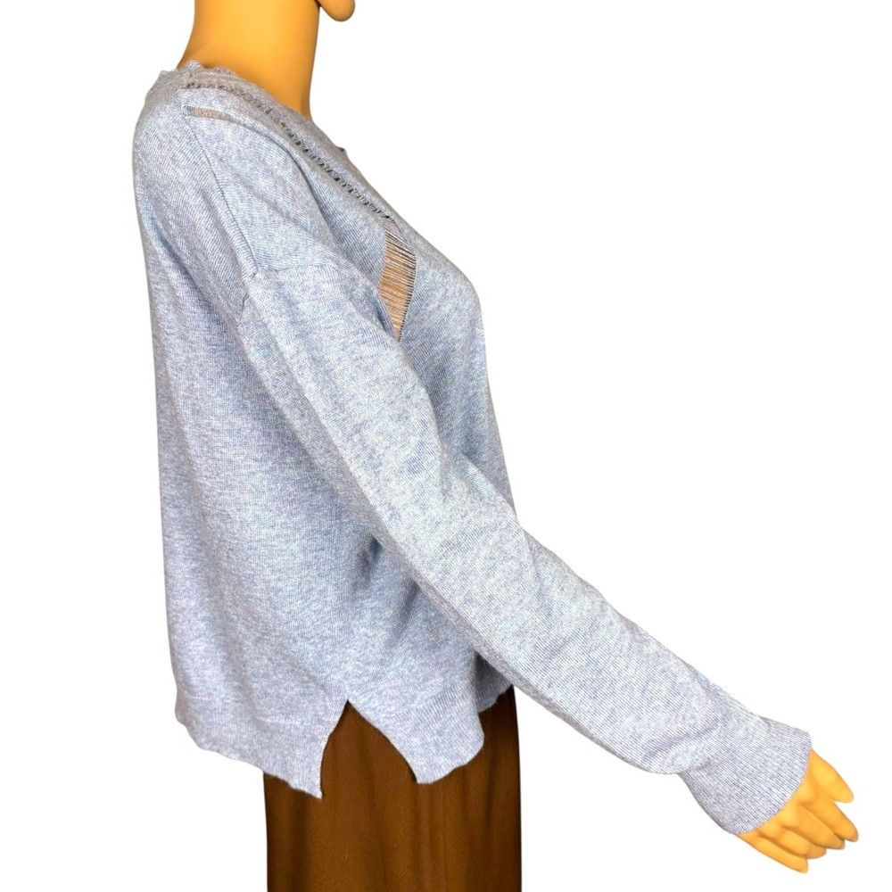 Other William B Angora Blend Blue Sweater Size M Size M / US 6-8 / IT 42-44 - 3 Thumbnail