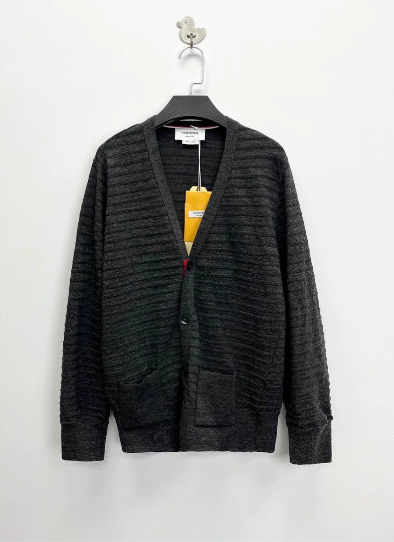Thom Browne Thom Browne size2 Dark grey striped placket with colored st Size US M / EU 48-50 / 2 - 1 Thumbnail