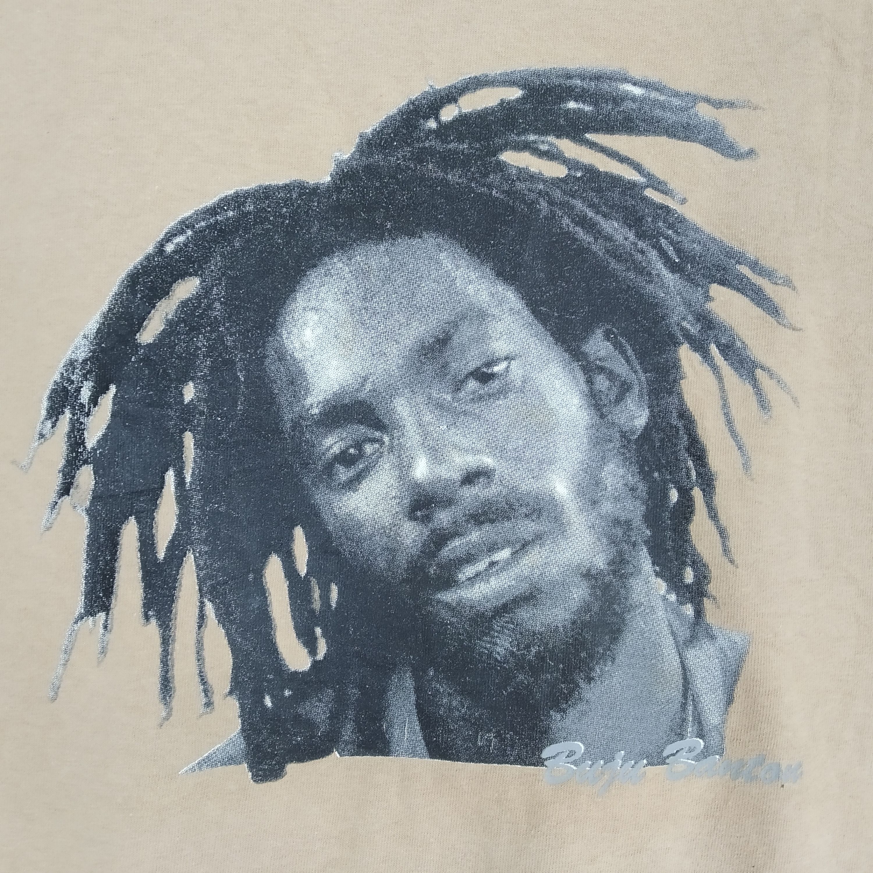 Band Tees Vintage OG 90s Buju Banton Roots Reggae Rapper Music Size US L / EU 52-54 / 3 - 4 Thumbnail