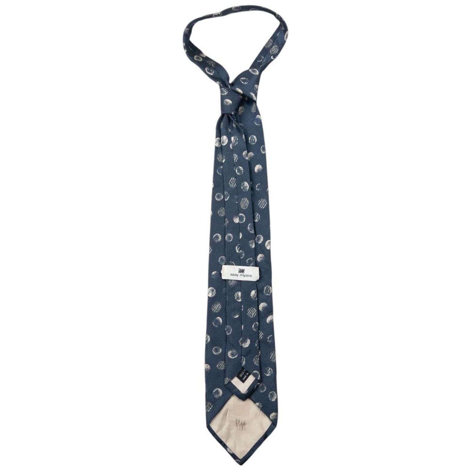 Issey Miyake Vintage Issey Miyake Polka Dot Silk Tie Size ONE SIZE - 2 Thumbnail