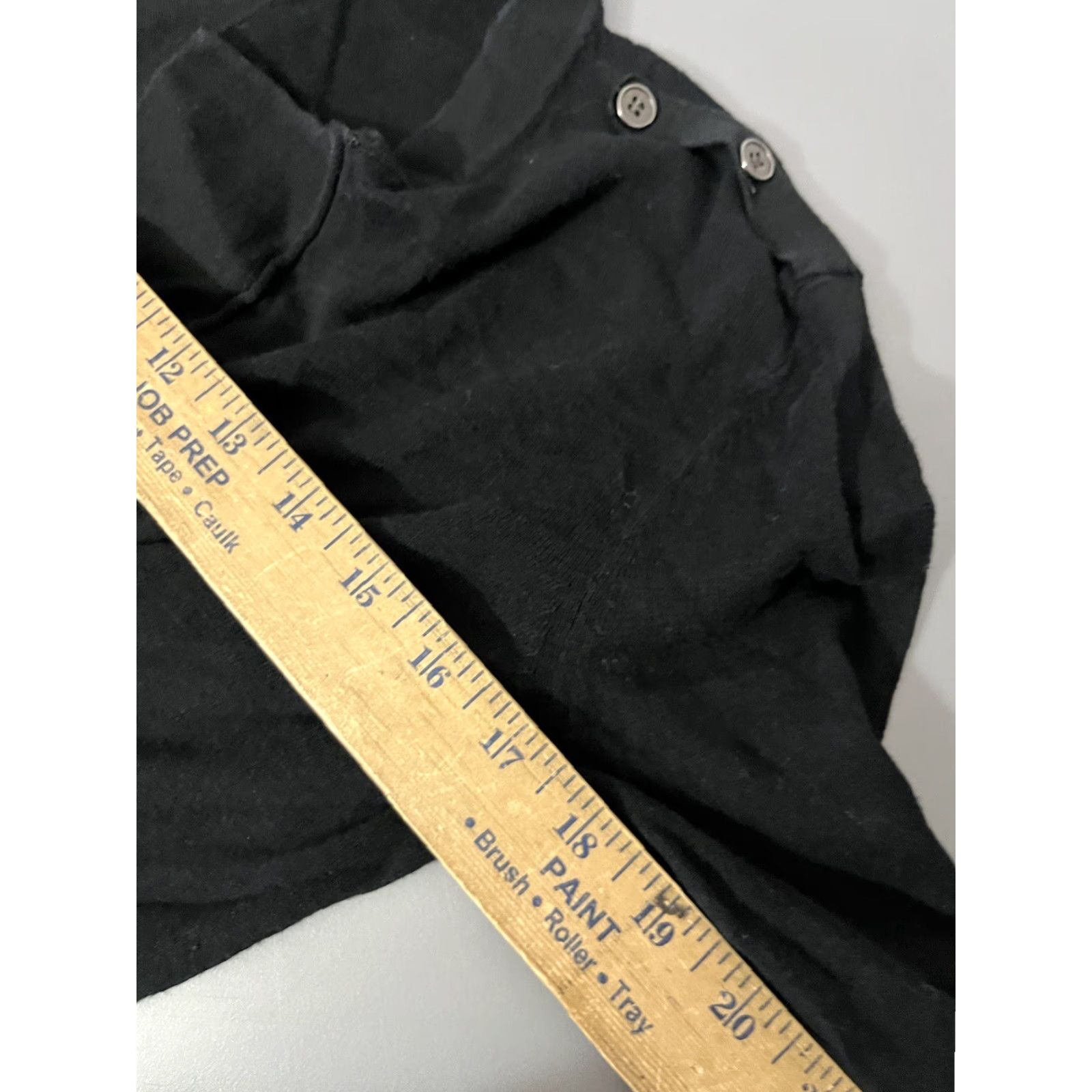 Loft VINTAGE LOFT Women's Cardigan Sweater Small 3/4 Sleeve Black Cotton Casual Workwear Seasonal Size S / US 4 / IT 40 - 5 Thumbnail