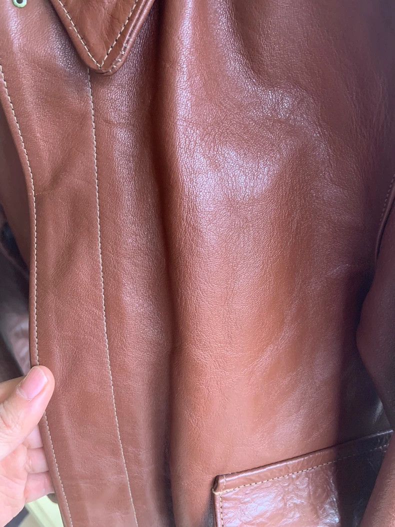 The Real McCoy's The Real McCoys Size36 Out-of-Print Horsehide Jacket A2+36, Size US L / EU 52-54 / 3 - 3 Thumbnail