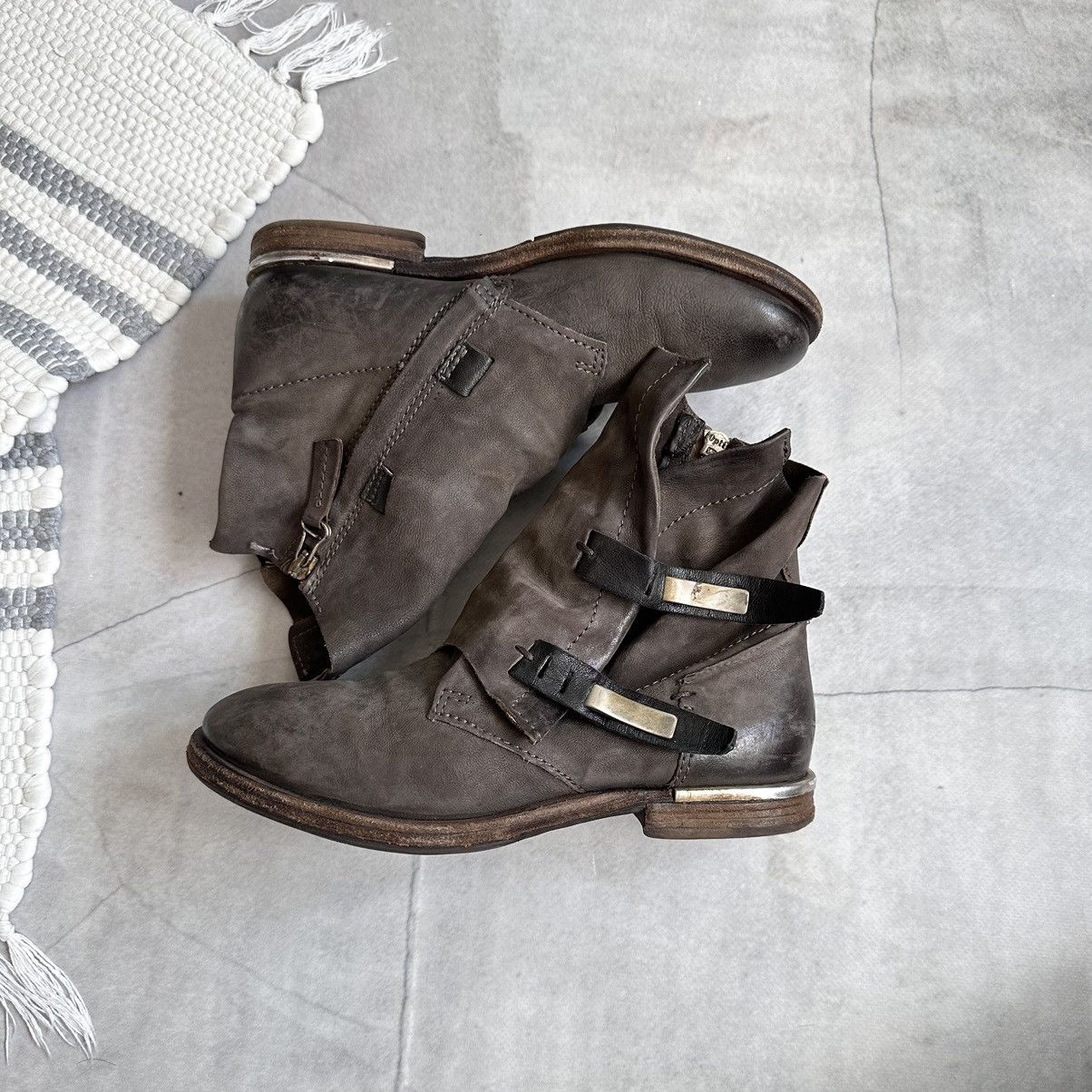 A.S.98 RARE AS 98 Airstep Vintage Ankle Straps Boots Guidi Vibe Size US 6 / IT 36 - 9 Thumbnail