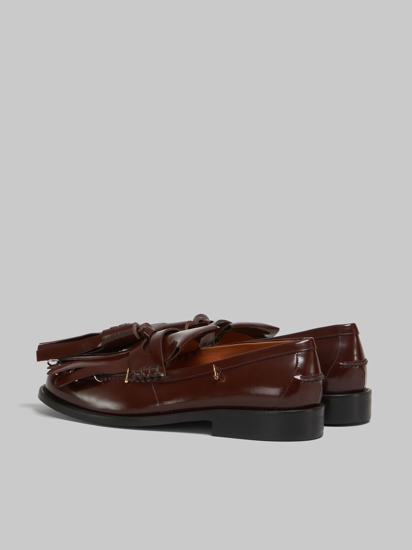 Marni o1w1db11025 Bambi Loafer With Maxi Tassels in Brown Size US 7 / IT 37 - 4 Thumbnail