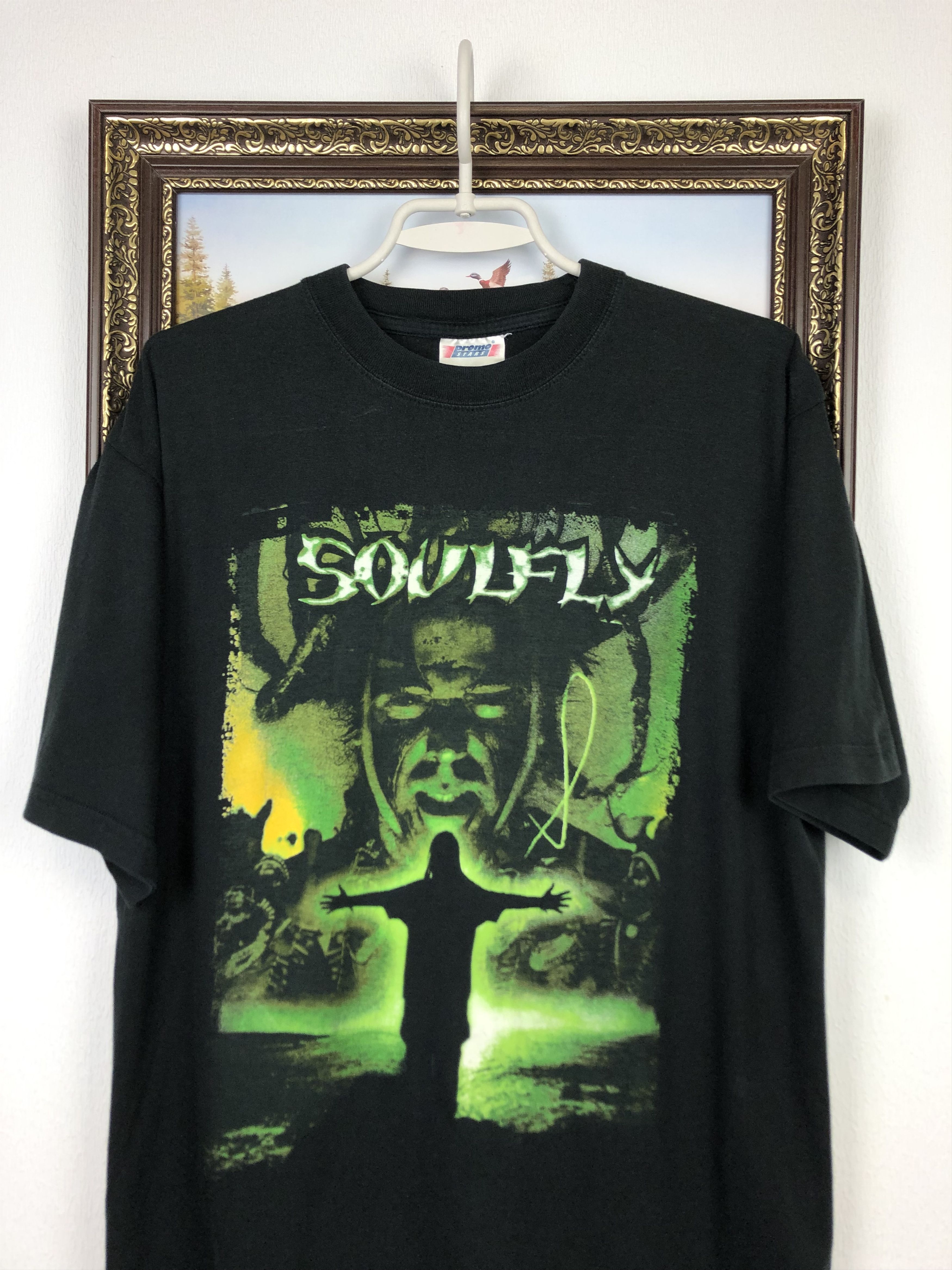 Band Tees Vintage Soulfly Band Tour Concert Shirt Black Mens Tee Rare Size US M / EU 48-50 / 2 - 2 Thumbnail