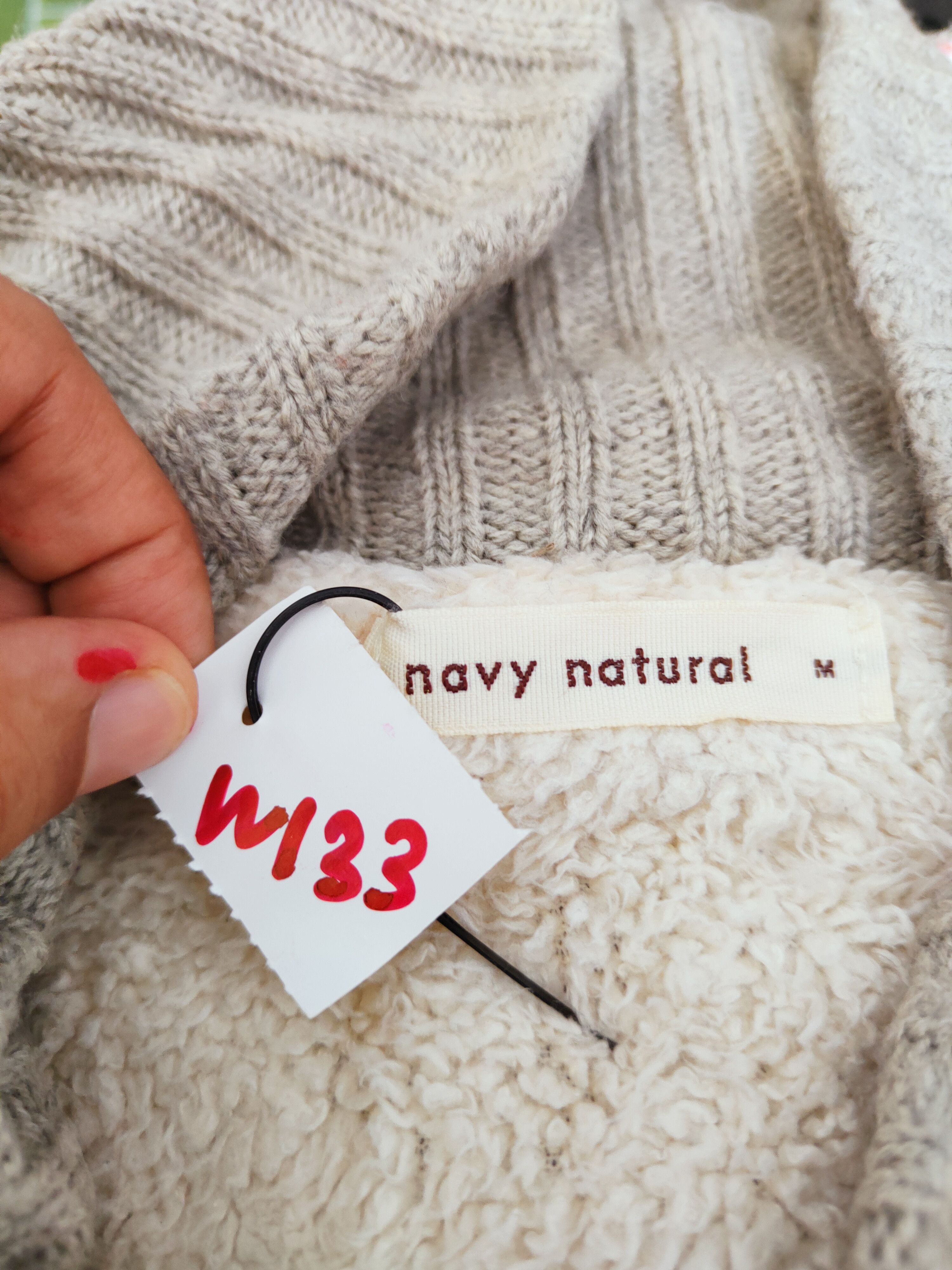 Japanese Brand Navy Natural Gray Brown Knitwear Sweaters #W133 Size US M / EU 48-50 / 2 - 11 Thumbnail