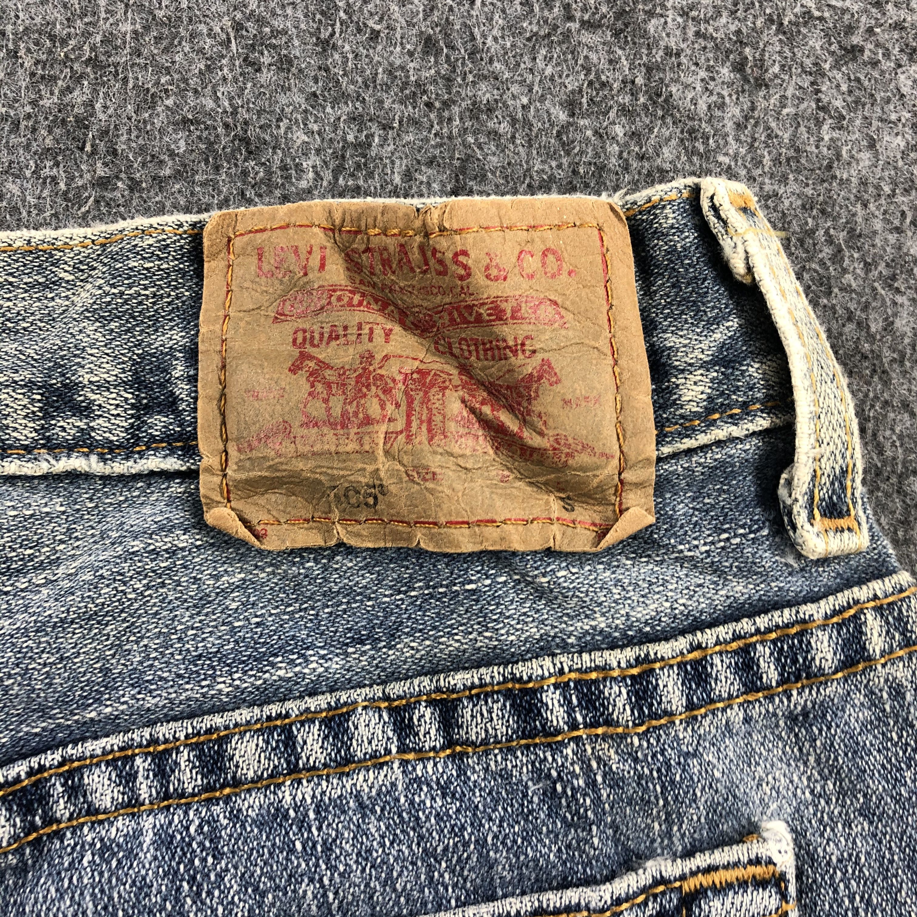 Levi's Vintage 90s Light Wash Levis 505 Jeans-J2168 Size US 32 / EU 48 - 5 Thumbnail