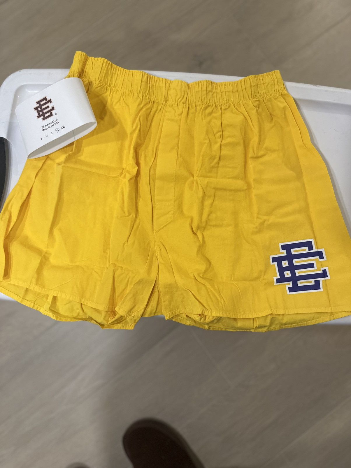 Eric Emanuel EE House Shorts Yellow Lakers XL Size US 36 / EU 52 - 7 Thumbnail