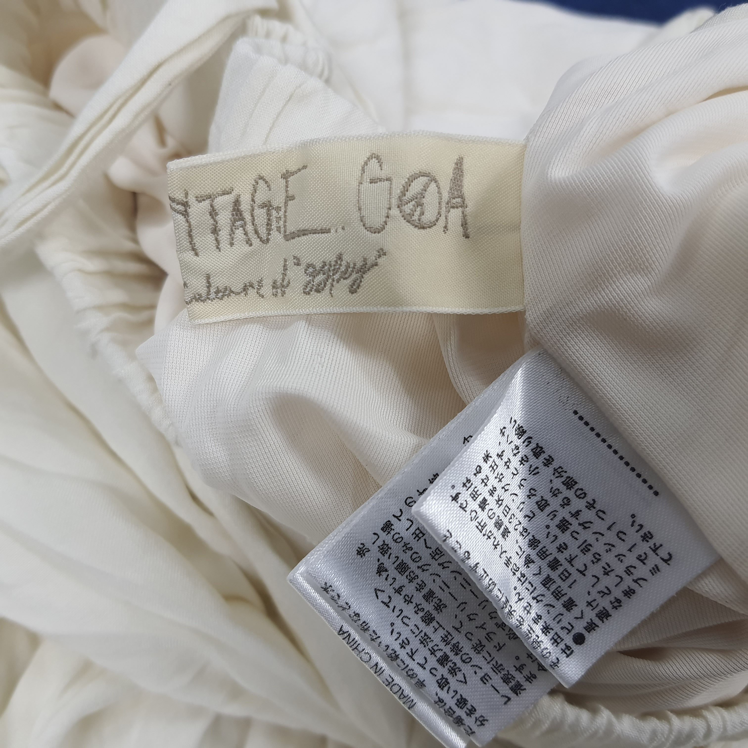 Vintage Vintage Natural G.O.A Japanese Brand Designer Skirts Size 26" / US 2 / IT 38 - 4 Thumbnail