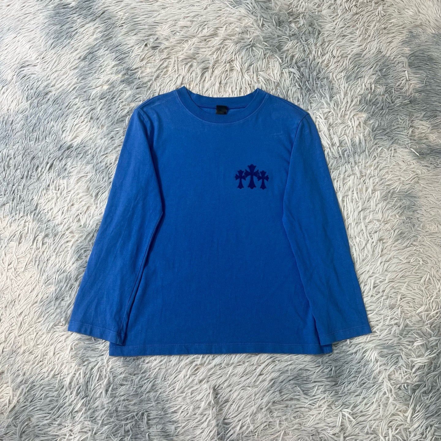 Chrome Hearts Chrome Hearts Flocked Cross Long Sleeve Size US XS / EU 42 / 0 - 1 Thumbnail