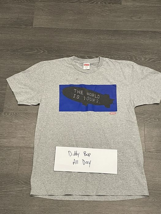 Supreme Supreme Scarface Blimp Tee Grey Size M Used | Grailed