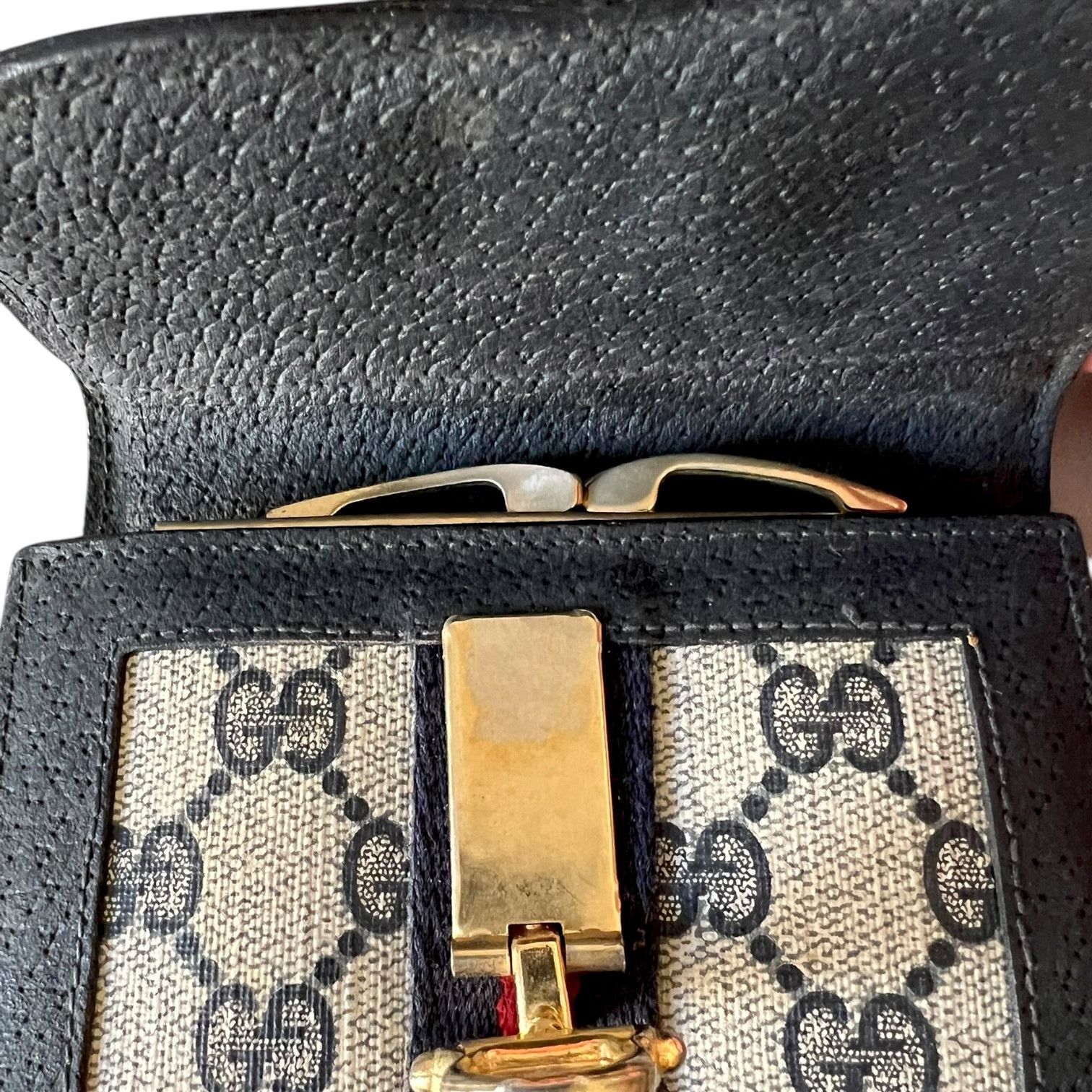 Gucci Vintage 70s/80s Gucci Ophidia Blue Wallet with Change Pocket Size ONE SIZE - 2 Thumbnail