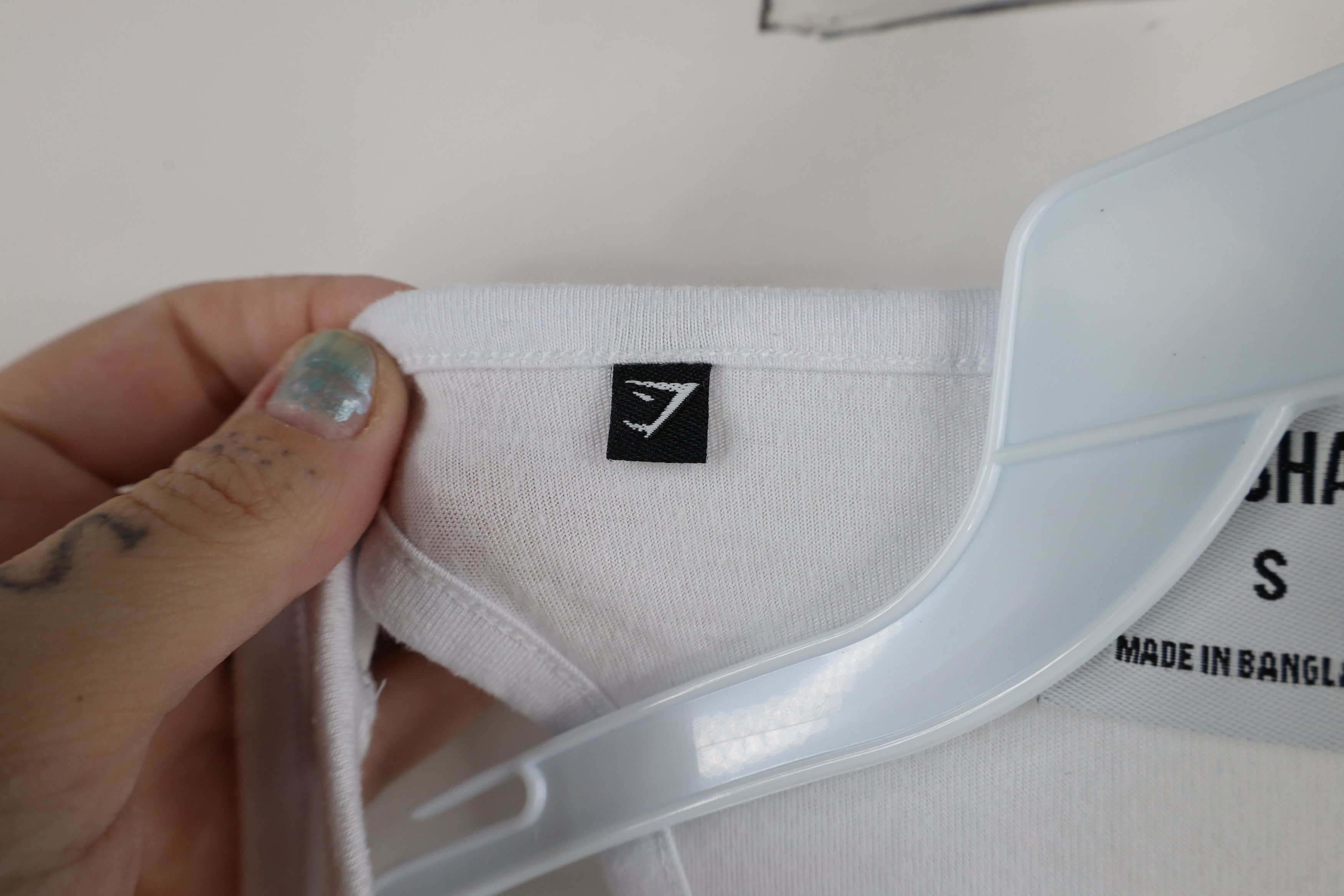 Gymshark × Vintage Gymshark Out Oversized Gym Training Tank Top T-Shirt White Size S / US 4 / IT 40 - 6 Thumbnail
