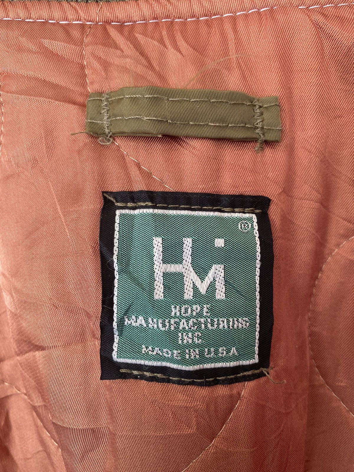 Vintage Vintage HOPE Manufacturing Bomber Jacket Size US M / EU 48-50 / 2 - 9 Thumbnail