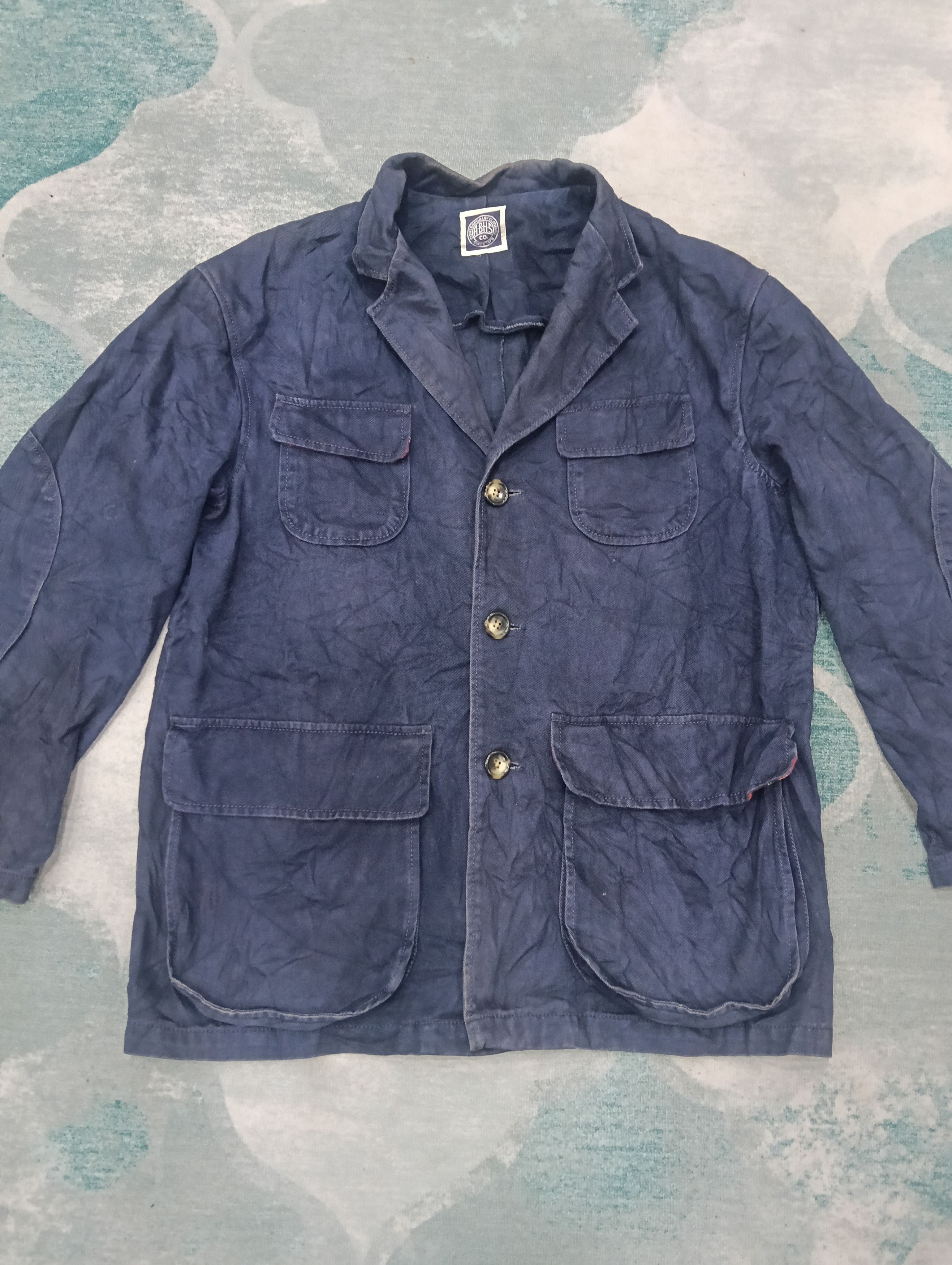 ABAHOUSE × Japanese Brand Vintage Abahouse Coat Jacket Like Moleskine Size US L / EU 52-54 / 3 - 2 Thumbnail