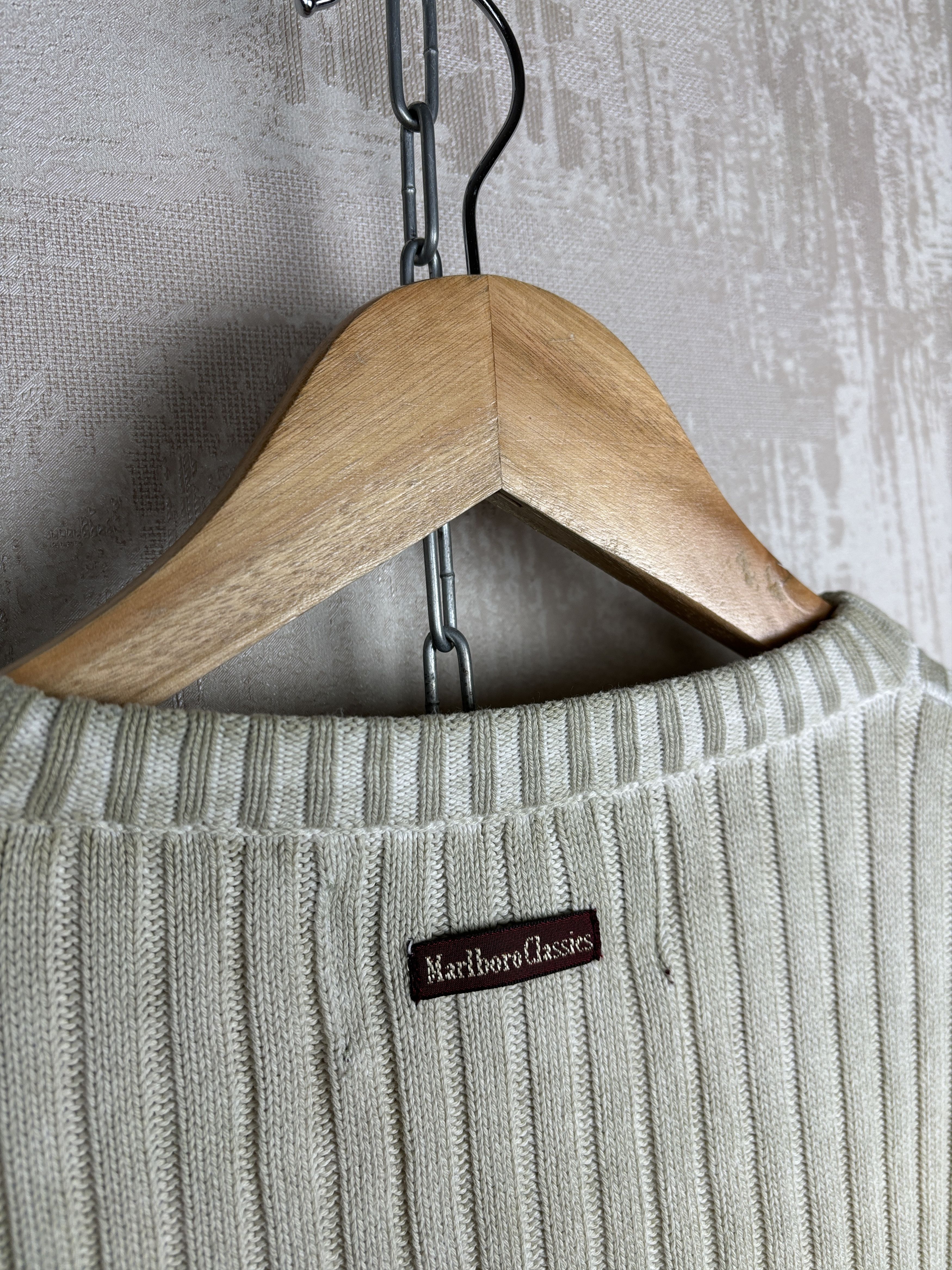 Marlboro Classics × Vintage Marlboro Classics Ribbed Rib Knit Vintage Sweater Crew Neck Size US L / EU 52-54 / 3 - 14 Thumbnail