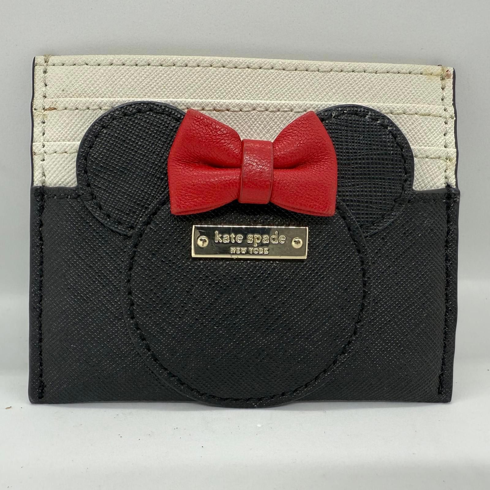 Other Kate Spade Disney Minnie Mouse Card Holder - Black & Red Size ONE SIZE - 1 Thumbnail