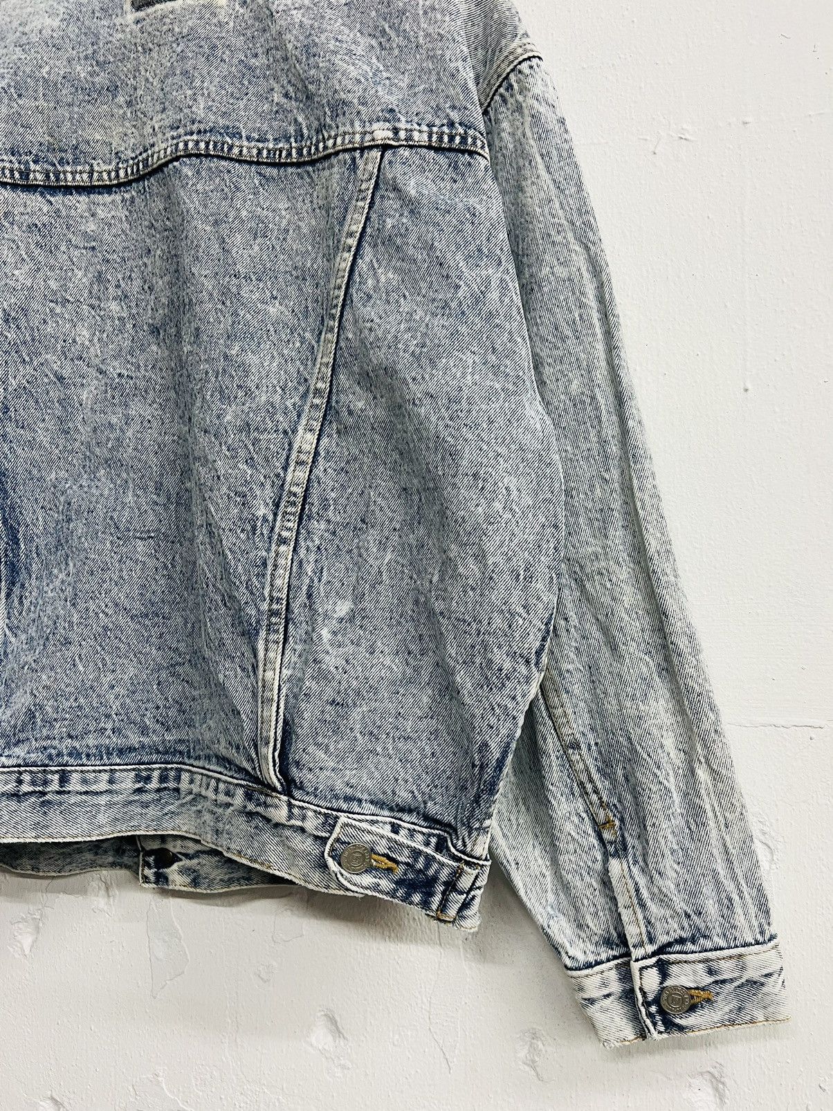 Big John × Vintage Vtg 90’ BIG JOHN SPIRIT Distressed Denim Jacket Size US L / EU 52-54 / 3 - 14 Thumbnail