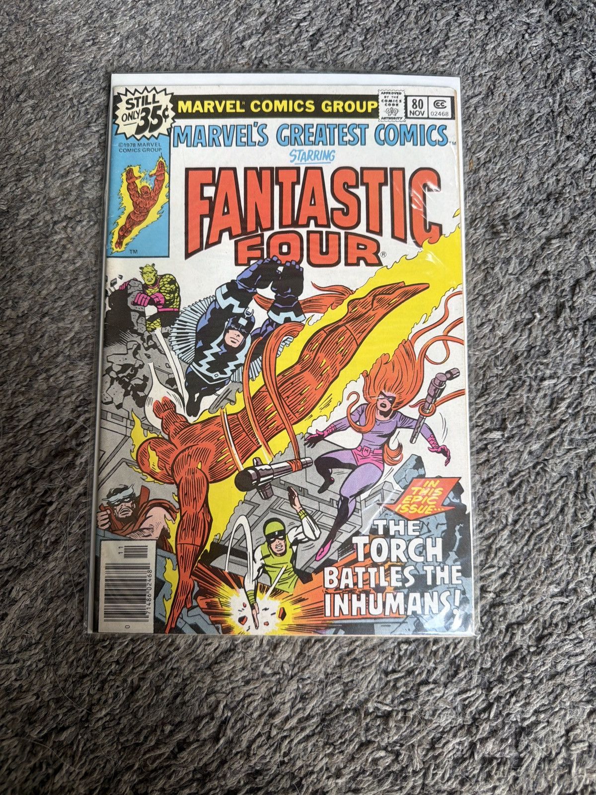Marvel Comics 1978 Marvel Comics Fantastic Four Vol. 1 #80 Comic Book Size ONE SIZE - 1 Thumbnail