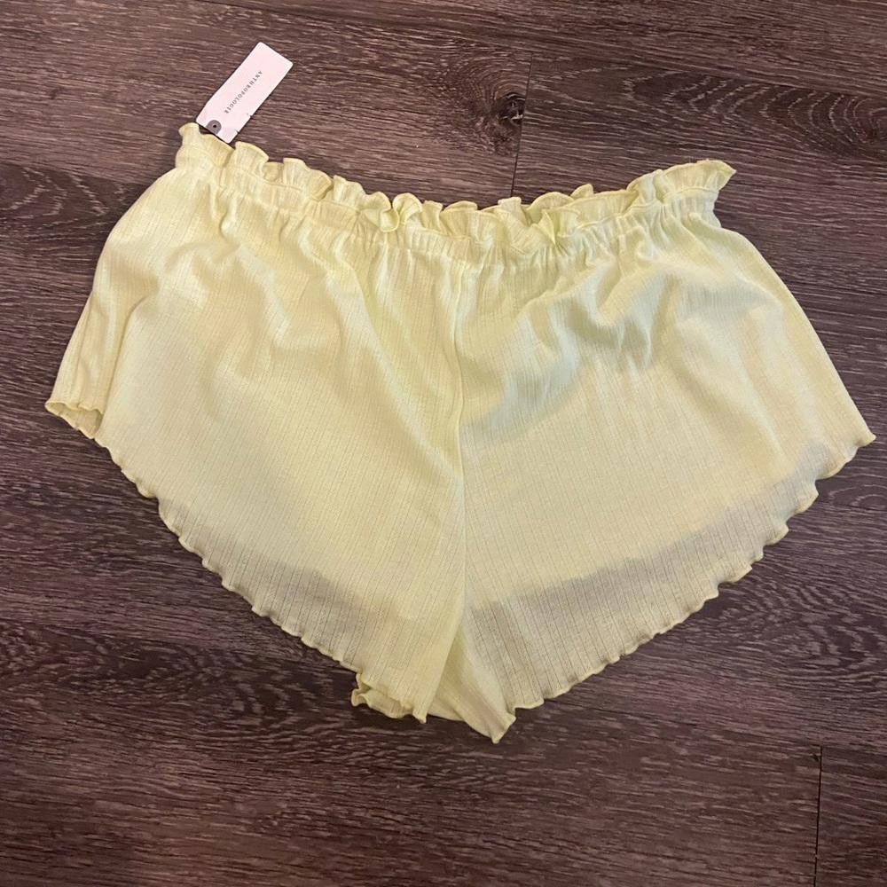 Designer Yellow Anthropologie Pajama Sleep Shirts Size 32" / US 10 / IT 46 - 4 Thumbnail