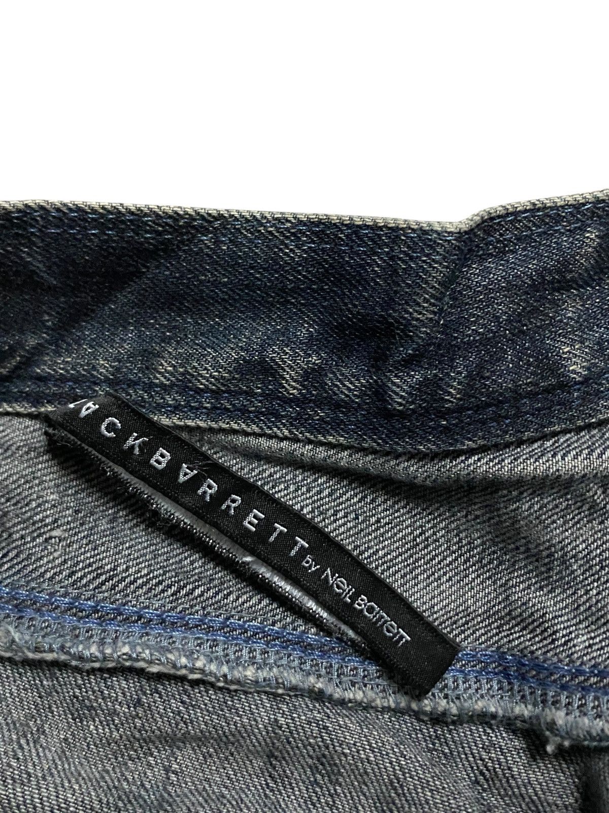 Neil Barrett Very Rare Design Vintage Neil Barrett Distressed Jeans 2000s Size US 34 / EU 50 - 12 Thumbnail