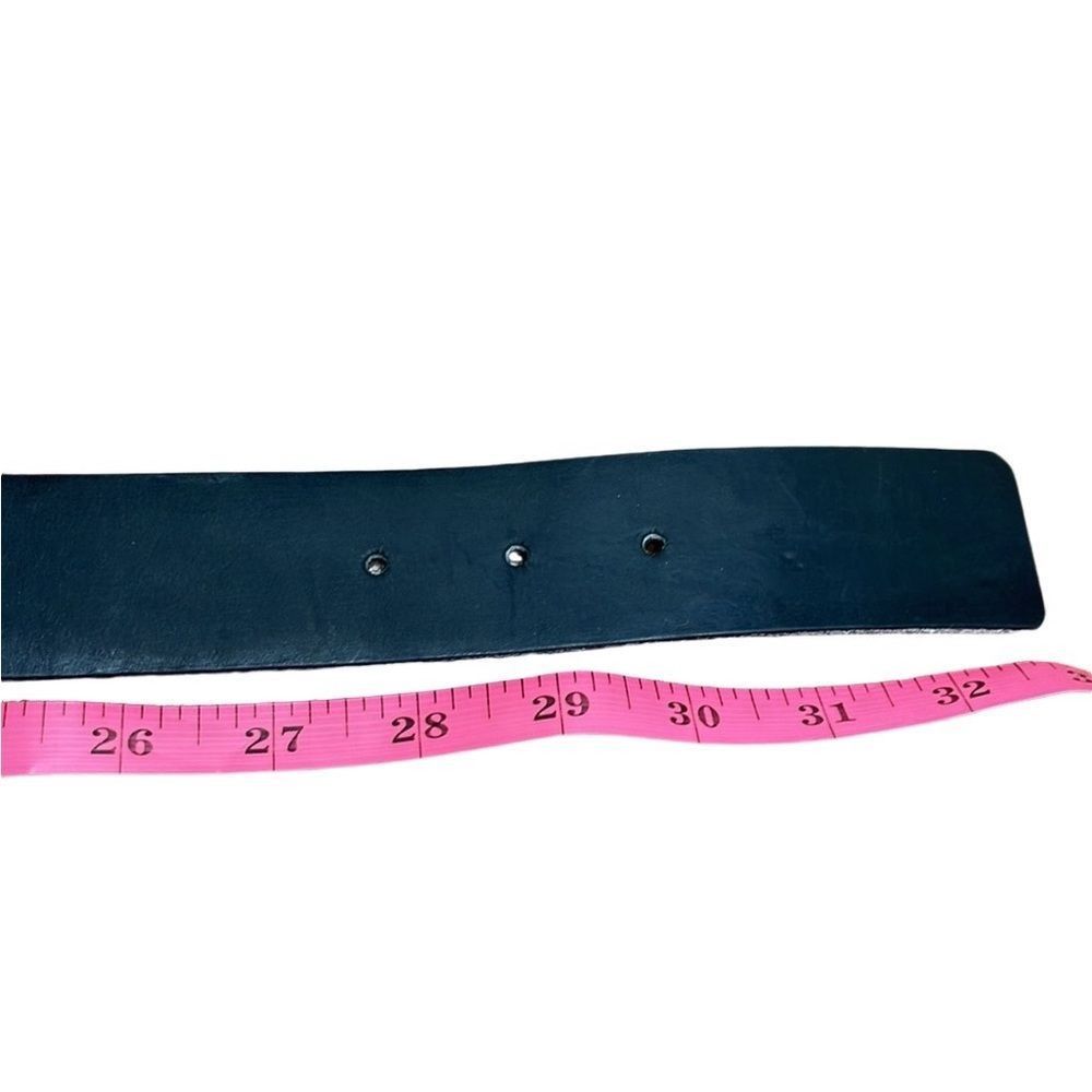 Calvin Klein Calvin Klein Black Genuine Harness Leather Women Vintage CK Size ONE SIZE - 6 Thumbnail