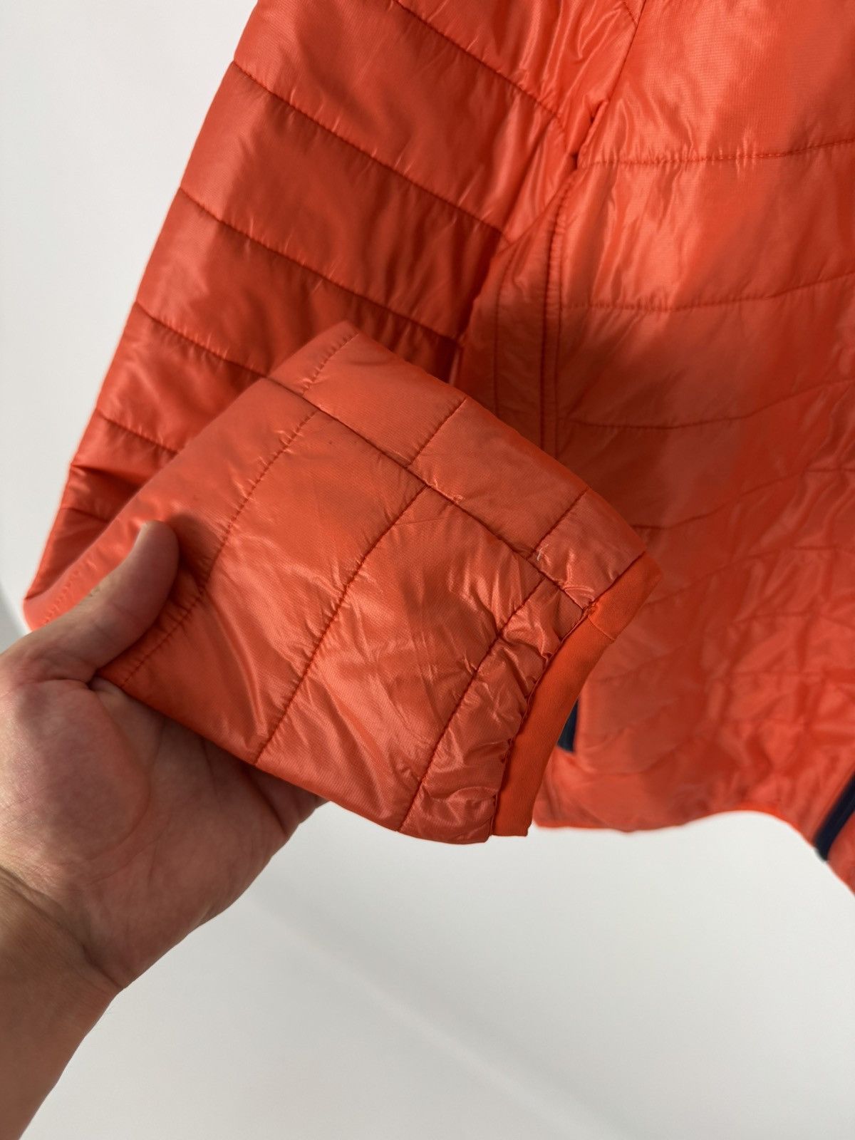 Napapijri Napapijri Quilted Orange Light Jacket Size US L / EU 52-54 / 3 - 8 Thumbnail