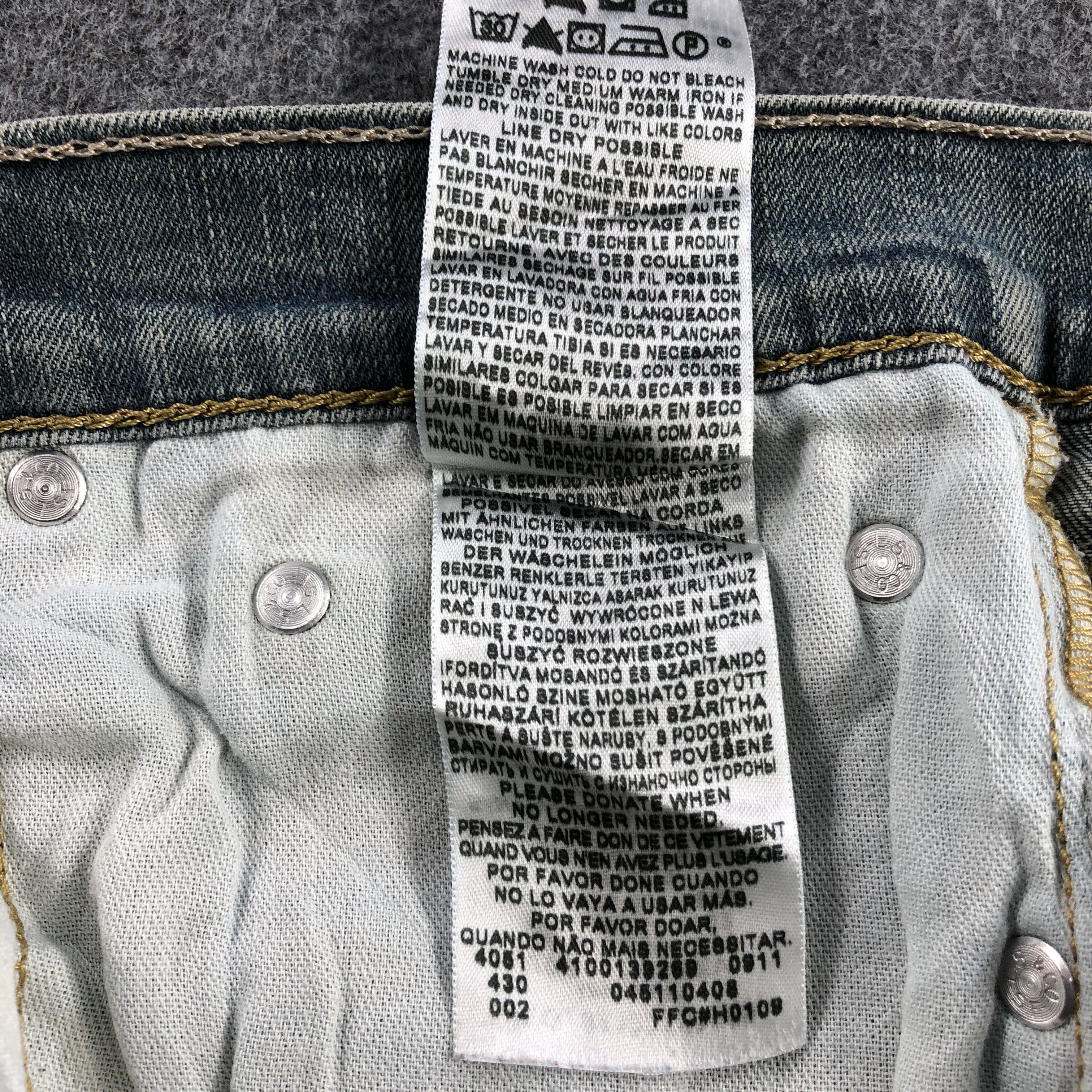 Levi's Vintage Levis 511 Earth Tone Jeans-J2124 Size US 32 / EU 48 - 11 Thumbnail