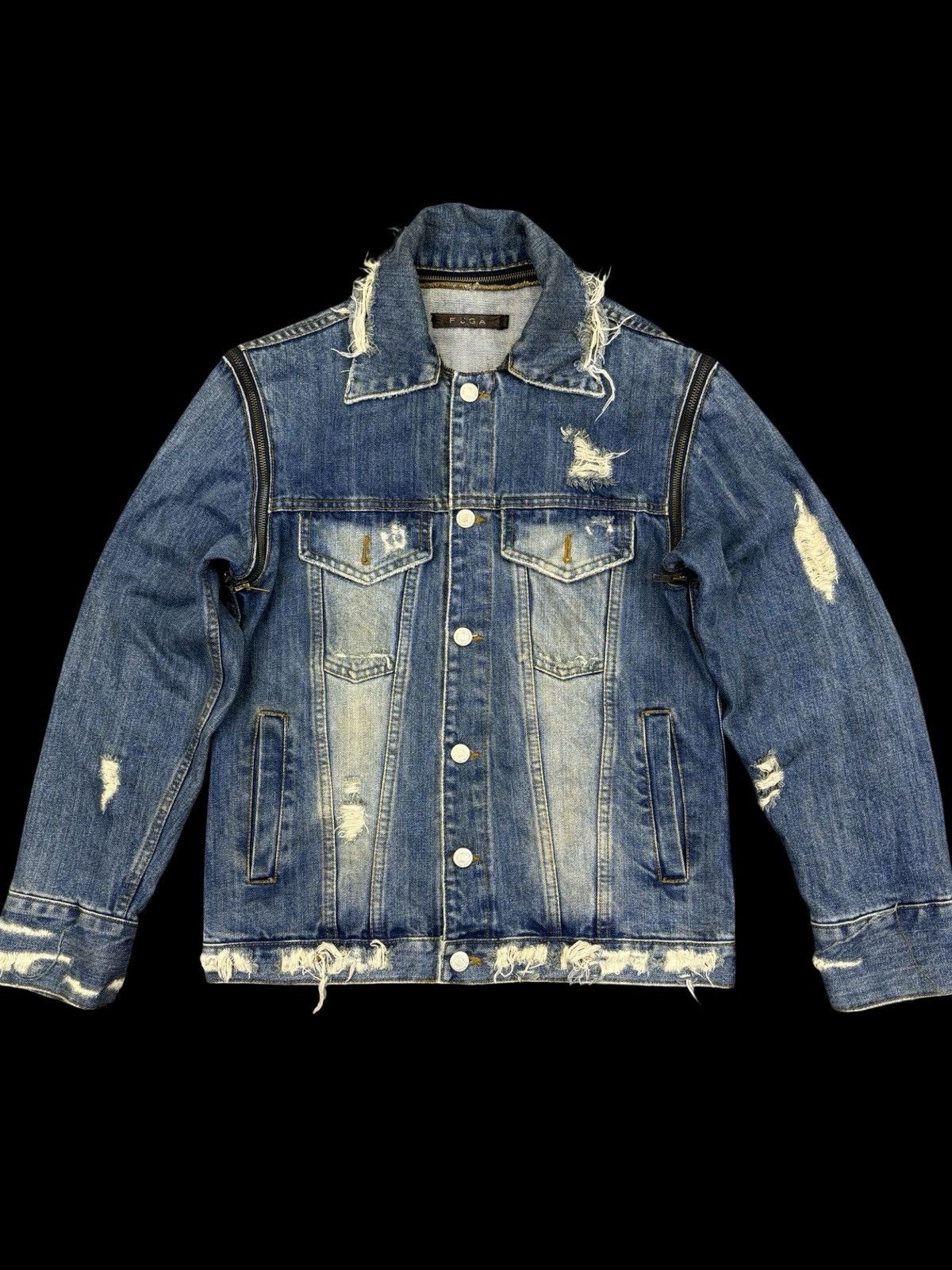 GOSTAR DE FUGA 💥Archival💥Fuga Vest X Jacket Distressed Jacket F856 Size US XS / EU 42 / 0 - 1 Thumbnail