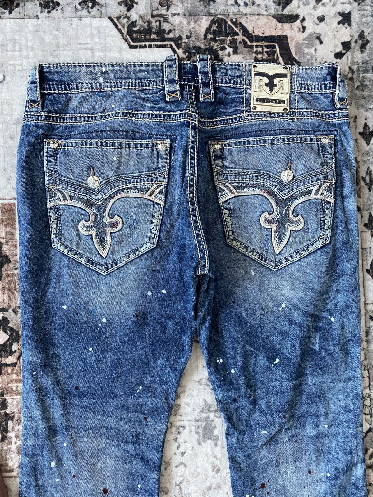 Rock Revival Rock Revival Custom Paint Jeans Y2K Size US 38 / EU 54 - 3 Thumbnail