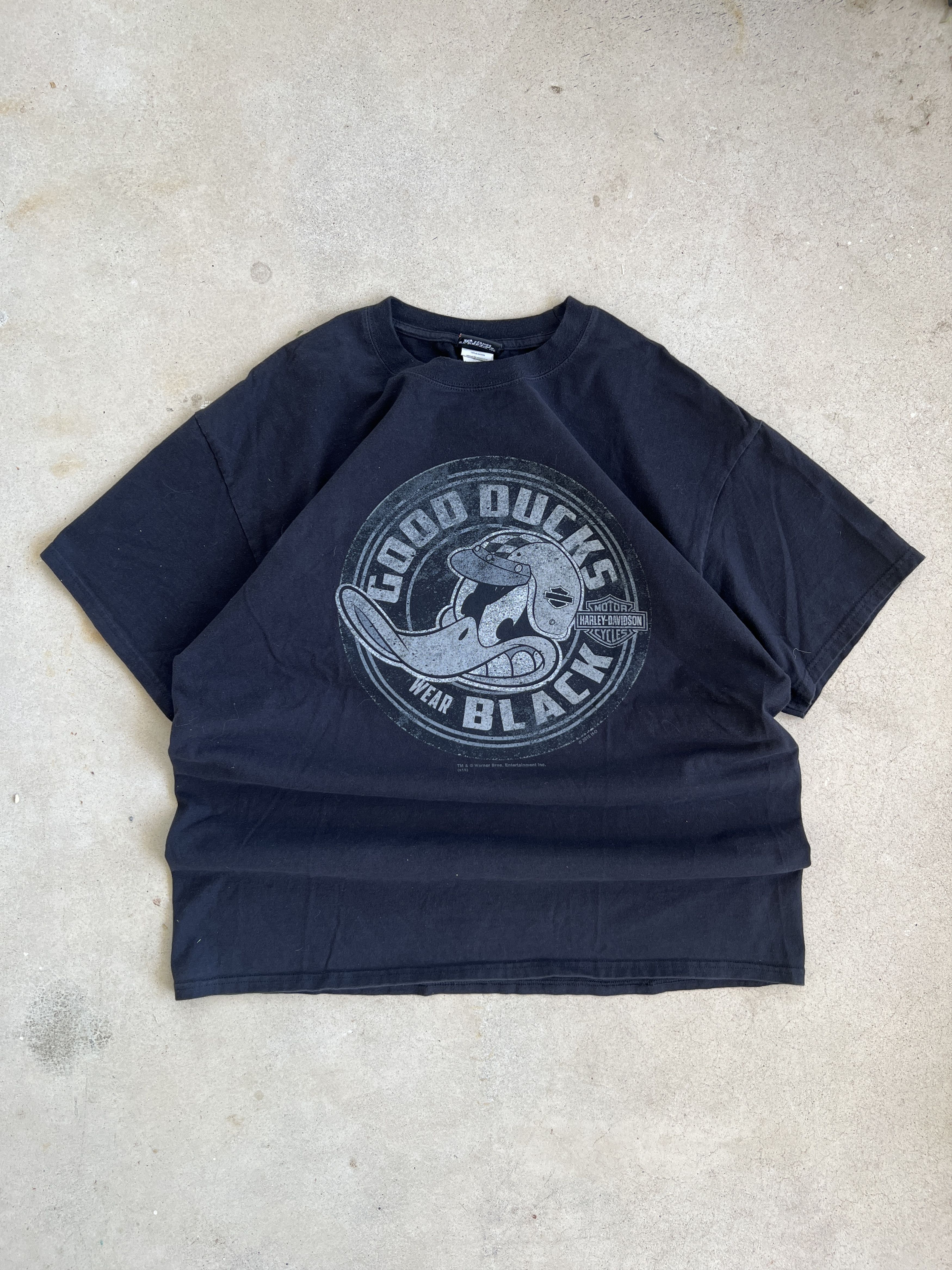 Harley Davidson Black Harley Davidson Looney Tunes Tee Size US XL / EU 56 / 4 - 1 Thumbnail
