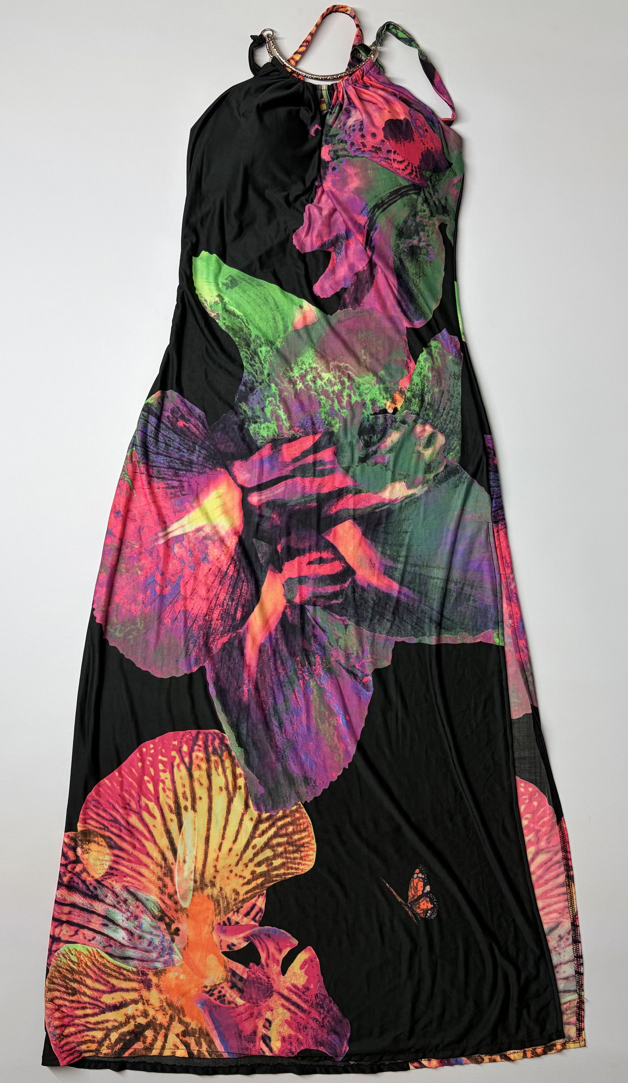 Vintage Vintage Printed Long Dress Size M / US 6-8 / IT 42-44 - 1 Thumbnail