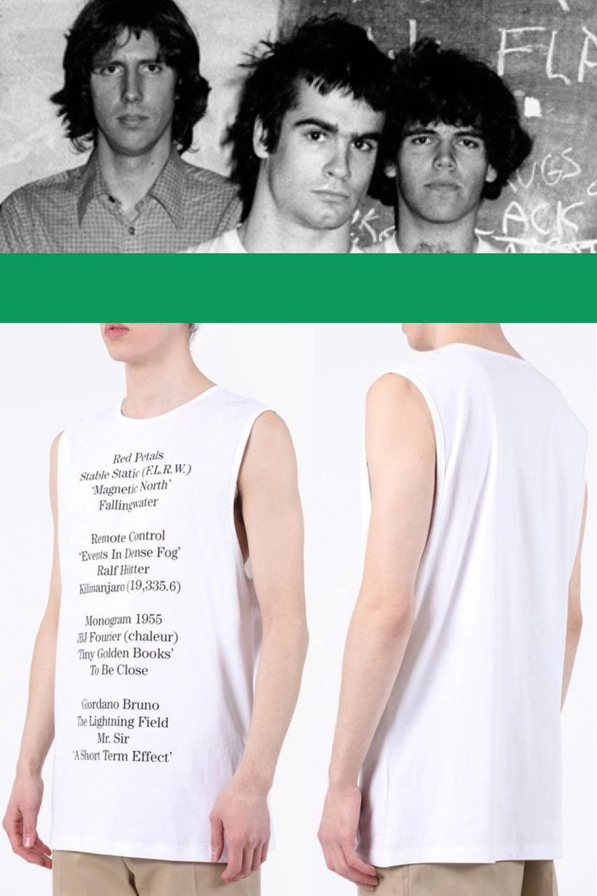 Raf Simons Raf Simons Graphic Lettering Tank Top Size US XS / EU 42 / 0 - 1 Thumbnail