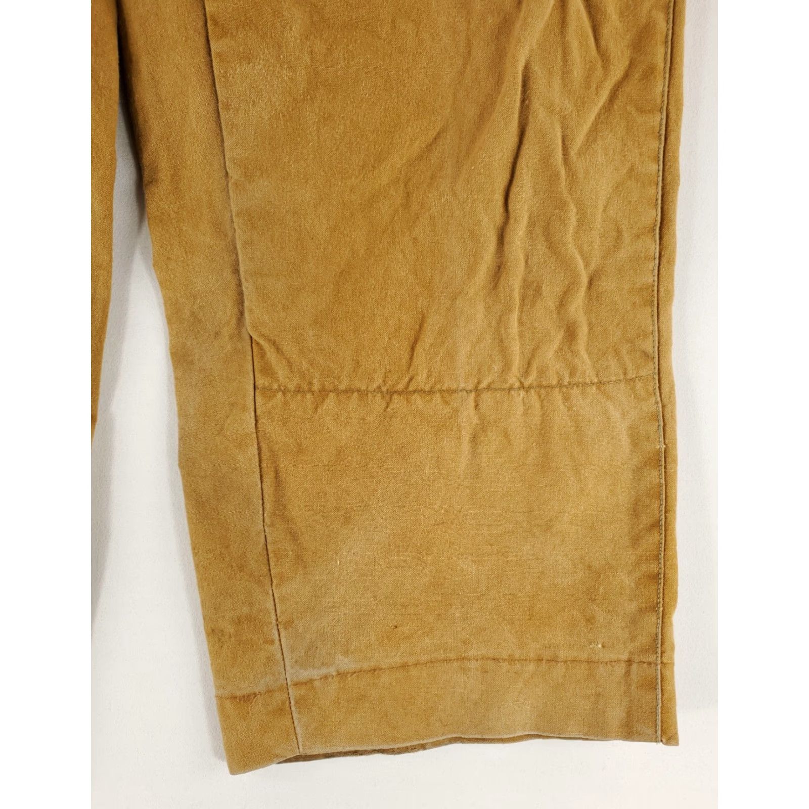 Vintage VINTAGE Duxbak Hunting Pants Suspender Brown Mens 37x29 Sanforized 40s Canvas Field Inseam 29 May be worn staining fading pilling Size US 37 - 3 Thumbnail