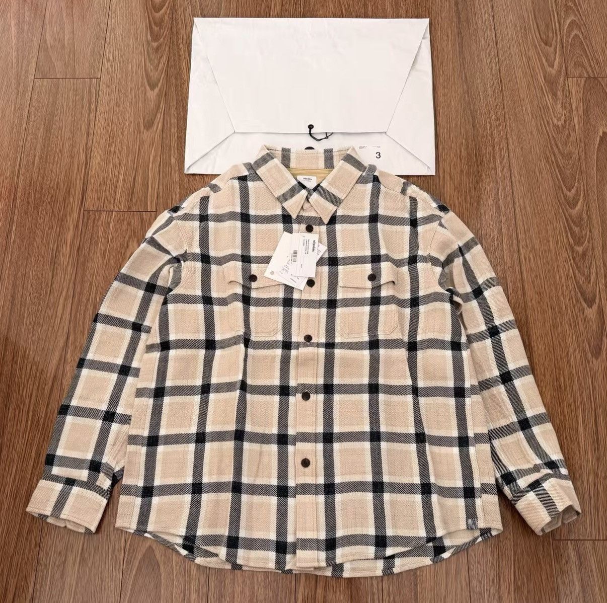 Visvim VISVIM LUMBER CHECK L/S Wool blend check long-sleeve shirt Size US L / EU 52-54 / 3 - 1 Thumbnail